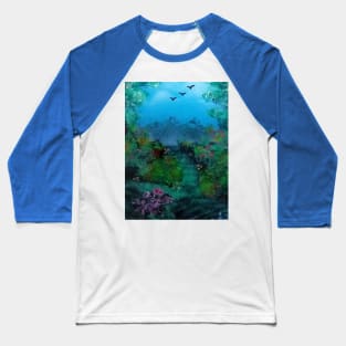 Beautiful garden landscape Baseball T-Shirt